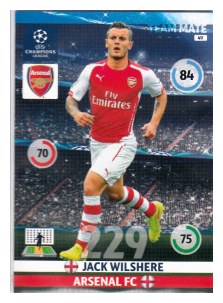 Team Mate, 2014-15 Adrenalyn Champions League, Arsenal F.C., Jack Wilshere
