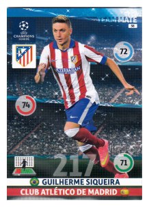 Team Mate, 2014-15 Adrenalyn Champions League, Club Atlético de Madrid, Guilherme Siqueira