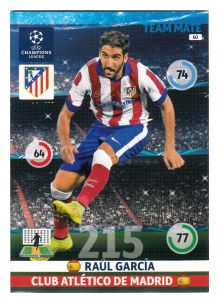 Team Mate, 2014-15 Adrenalyn Champions League, Club Atlético de Madrid, Raúl García