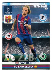 Team Mate, 2014-15 Adrenalyn Champions League, FC Barcelona, Ivan Rakitić