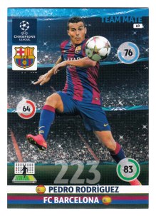 Team Mate, 2014-15 Adrenalyn Champions League, FC Barcelona, Pedro Rodríguez