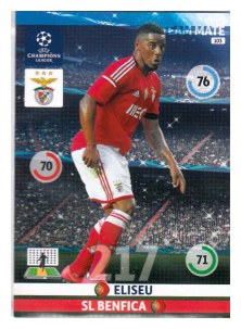 Team Mate, 2014-15 Adrenalyn Champions League, SL Benfica, Eliseu