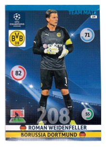 Team Mate, 2014-15 Adrenalyn Champions League, Borussia Dortmund, Roman Weidenfeller
