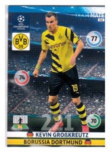 Team Mate, 2014-15 Adrenalyn Champions League, Borussia Dortmund, Kevin Großkreutz