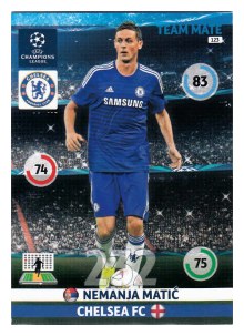 Team Mate, 2014-15 Adrenalyn Champions League, Chelsea FC, Nemanja Matić