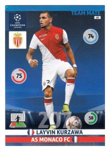 Team Mate, 2014-15 Adrenalyn Champions League, AS Monaco FC, Layvin Kurzawa