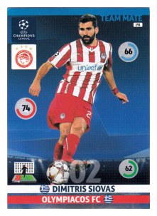 Team Mate, 2014-15 Adrenalyn Champions League, Olympiacos FC, Dimitris Siovas
