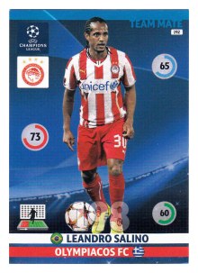 Team Mate, 2014-15 Adrenalyn Champions League, Olympiacos FC, Leandro Salino