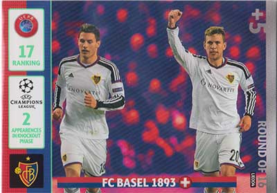 Round of 16, 2014-15 Adrenalyn Champions League UPDATE #UE004 FC Basel 1893