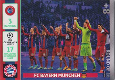 Round of 16, 2014-15 Adrenalyn Champions League UPDATE #UE006 FC Bayern München