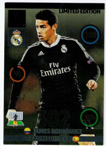 Limited Edition, Adrenalyn Champions League UPDATE 2014-15, James Rodriguez