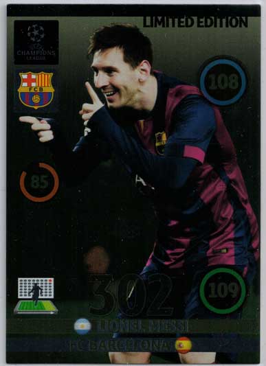Limited Edition, Adrenalyn Champions League UPDATE 2014-15, Lionel Messi