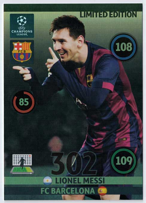 XXL Limited Edition, Adrenalyn Champions League UPDATE 2014-15, Lionel Messi