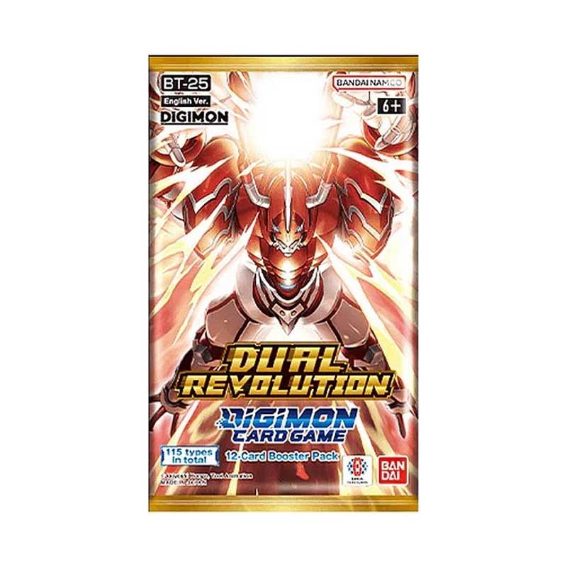 1 Digimon Card Game - Dual Revolution Booster Pack [BT-25] (12 Cards) [DCG-2844272-01]