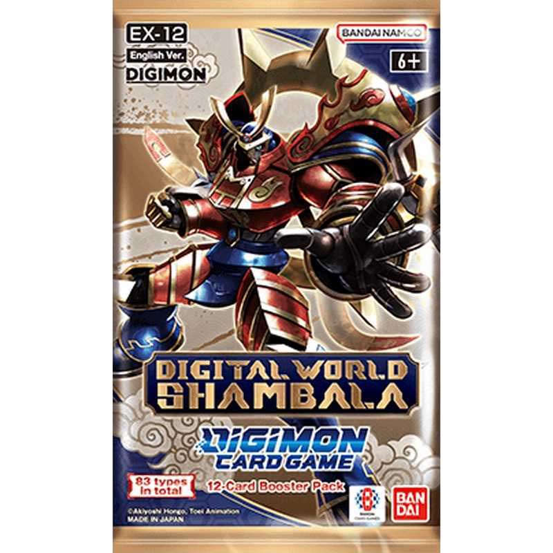 1st Digimon Card Game - Digital World Shambala EX-12 Booster Pack (12 Cards) [DCG-2844277-01]