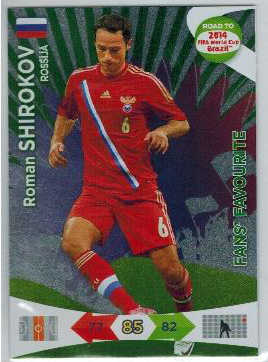 Fan Favourite, 2013-14 Adrenalyn Road to the World Cup, Roman Shirokov
