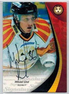 2006-07 SHL Signatures s.1 #01 Mikael Lind, Brynäs IF