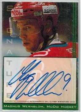2002-03 SHL Signatures s.2 #11 Magnus Wernblom MoDo Hockey