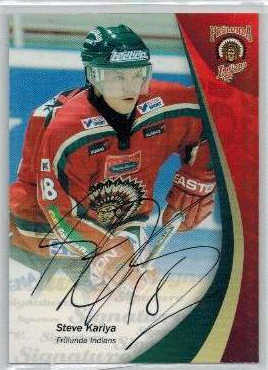 2006-07 SHL Signatures s.2 #08 Steve Kariya, Frölunda Indians