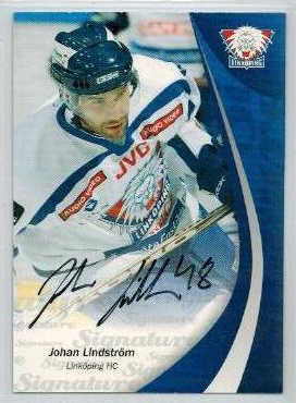2006-07 SHL Signatures s.2 #15 Johan Lindström, Linköpings HC