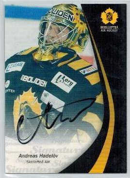 2006-07 SHL Signatures s.2 #22 Andreas Hadelöv, Skellefteå AIK