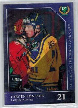 2005-06 SHL Signatures s.2 #31 Jörgen Jönsson, Färjestads BK - SP 80ex