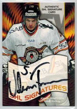 2004-05 SHL Signatures s.1 #06 Johan Fransson, Luleå HC 