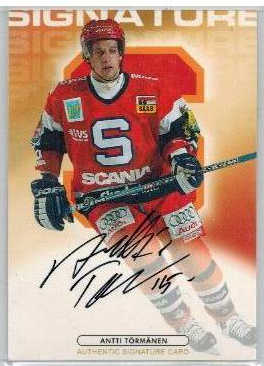 2003-04 SHL Signatures s.1 #01 Antti Törmänen Södertälje SK