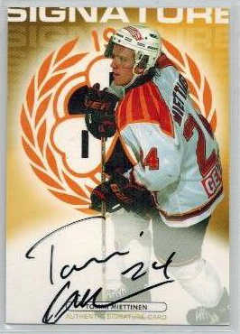 2003-04 SHL Signatures s.1 #08 Tommi Miettinen Brynäs IF