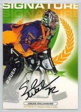 2003-04 SHL Signatures s.2 #01 Sinuhe Wallinheimo Färjestads BK 