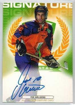 2003-04 SHL Signatures s.2 #02 Per Hållberg Färjestads BK 