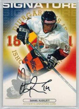 2003-04 SHL Signatures s.2 #10 Daniel Rudslätt Djurgårdens IF 