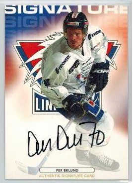 2003-04 SHL Signatures s.2 #11 Per Eklund Linköpings HC 