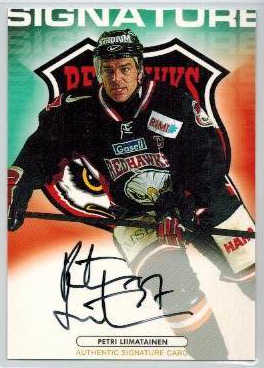 2003-04 SHL Signatures s.2 #17 Petri Liimatainen MIF Redhawks 