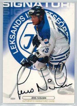 2003-04 SHL Signatures s.2 #21 Jens Nielsen Leksands IF 