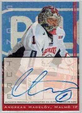 2002-03 SHL Signatures s.1 #10 Andreas Hadelöv Malmö IF 
