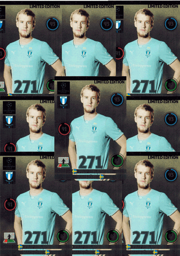 Limited Edition, 2014-15 Adrenalyn Champions League, Filip Helander (10st) 