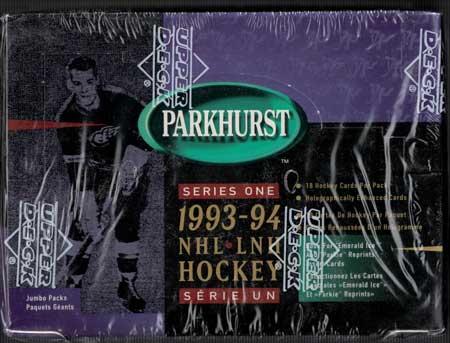 Hel Box 1993-94 Parkhurst Serie 1 JUMBO