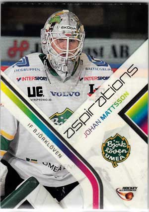 Aspirations, 2014-15 HockeyAllsvenskan, #AS05 Johan Mattsson IF Björklöven