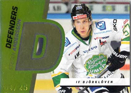 Defenders Parallel, 2014-15 HockeyAllsvenskan, #DF03 Stefan Andersson IF Björklöven