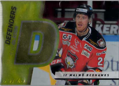 Defenders Parallel, 2014-15 HockeyAllsvenskan, #DF05 Jens Olsson IF Malmö Redhawks