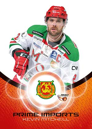 Prime Imports, 2014-15 HockeyAllsvenskan, #PI08 Kevin Mitchell Mora IK