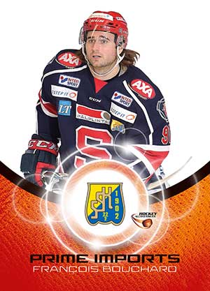 Prime Imports, 2014-15 HockeyAllsvenskan, #PI11 Francois Bouchard Södertälje SK