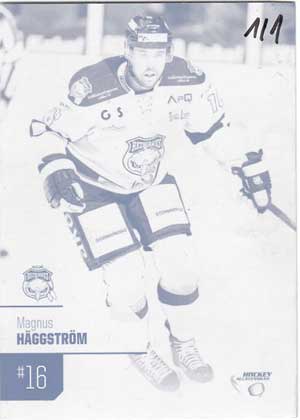 HockeyAllsvenskan 2014-15, Press Plates, Magnus Häggström, Malmö Redhawks