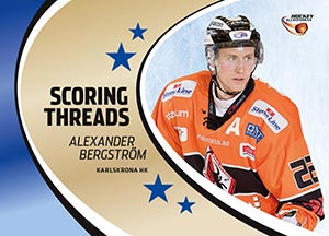 Scoring Threads, 2014-15 HockeyAllsvenskan, #ST06 Alexander Bergström Karlskrona HK
