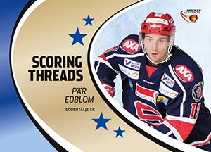 Scoring Threads, 2014-15 HockeyAllsvenskan, #ST11 Pär Edblom Södertälje SK