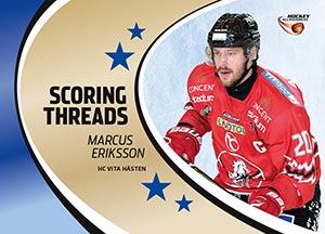 Scoring Threads, 2014-15 HockeyAllsvenskan, #ST14 Marcus Eriksson HC Vita Hästen