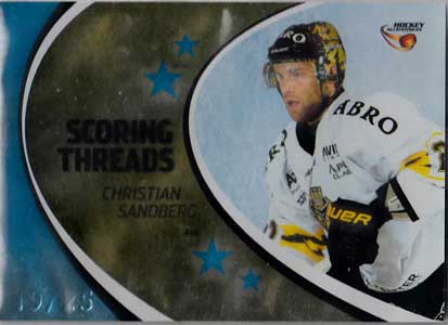 Scoring Threads Parallel, 2014-15 HockeyAllsvenskan, #ST01 Christian Sandberg AIK