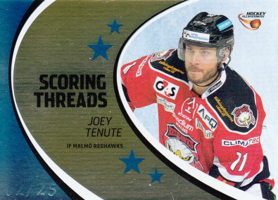 Scoring Threads Parallel, 2014-15 HockeyAllsvenskan, #ST07 Joey Tenute IF Malmö Redhawks