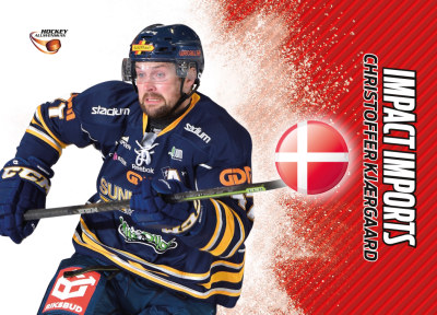 Impact Imports 2015-16 HockeyAllsvenskan #II19 Christoffer Kjaergaard